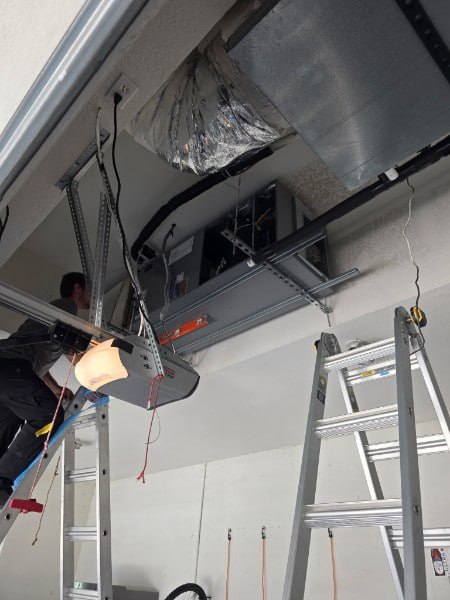 HVAC ceiling unit installation